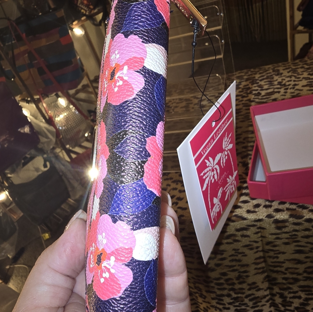 Trina Turk Floral Wallet - Pink and Purple - Picture 6 of 10
